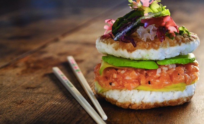image sushi burger